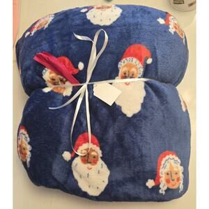 6893 Wondershop Holiday Fleece Bed Blanket - Queen - 90x90 Super Soft New